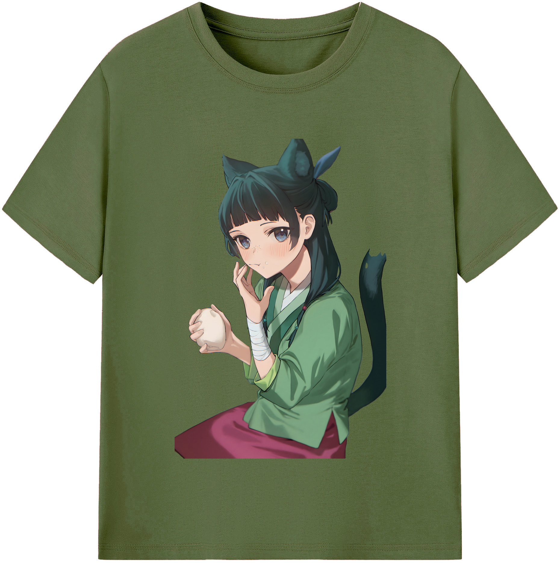 （画像用） 薬屋のひとりごと The Apothecary Diaries 綿100％半袖Tシャツ（フロントプリント）